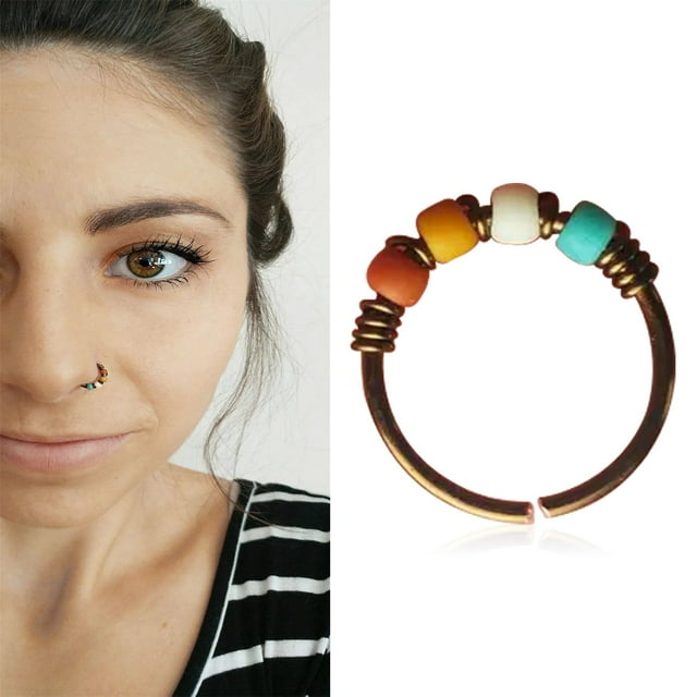 Bijoux de Nez Rétro Accessoire de Mode pour Femmes Idée Optionnelle Bijoux pour Anniversaire Saint-Valentin Anniversaire