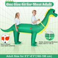 thumbnail image 4 of Disfraz Inflable de Dinosaurio Brachiosaurus para 2 Personas XYJKIDSES, 4 of 7