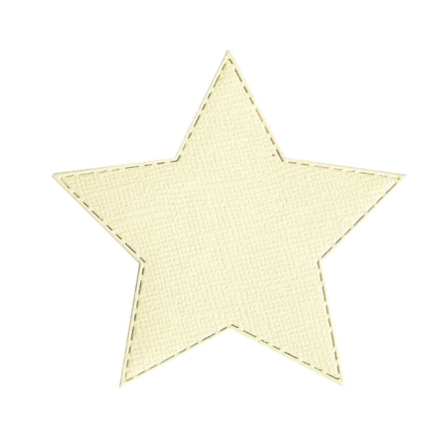 Inteprter Juego de moldes de repujado, troqueles de acero al carbono, plantilla de tarjeta en forma de estrella, herramienta de repujado manual, Artesanía Inteprter HA001908-00