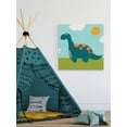 thumbnail image 5 of Marmont Hill Playtime Dino III Canvas Wall Art, 5 of 7