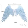 thumbnail image 5 of EFINNY Adult Angel Wing in White with Elastic Straps, 5 of 5