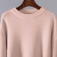 thumbnail image 4 of Women Oversized Sweaters, Loose Lantern Long Sleeve Fall Crewneck Casual Soft Knit Loungewear Fashion Pullover Blouse Tops One Size, 4 of 6