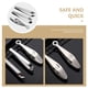 thumbnail image 3 of Pinzas para el cabello de acero inoxidable 3 unids Pinzas de pescado Pinzas Pinzas para el cabello Removedores, 3 of 4