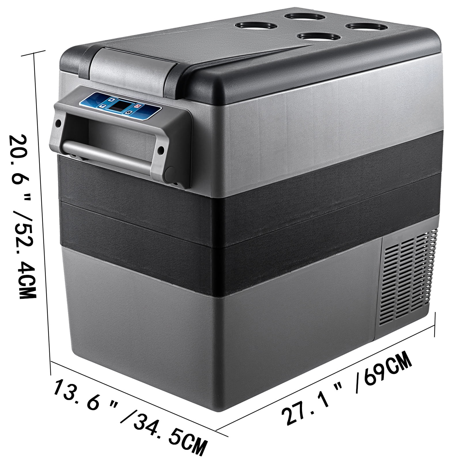 BENTISM 55L Compressor Portable Small Refrigerator Cooler Freezer Home And  Car Vehicular Fridge 