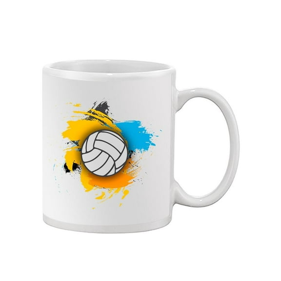 Colorful Volley Ball Design. Mug Unisex's -Image by Shutterstock