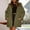 Army Green, variant on Zedker Sherpa Jacket for Women Casual Fleece Zip up Hooded Jackets Faux Shearling Jacket Winter Warm Coats with Pockets