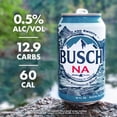 thumbnail image 5 of Busch Non Alcoholic Lager American Non-Alcohol Beer 12 pack 12 fl oz Aluminum Cans 0.5% ABV, 5 of 9