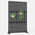 thumbnail image 1 of 72" H x 47" w Metal Privacy Screen Outdoor, Freestanding Decorative Screens, 1 of 16