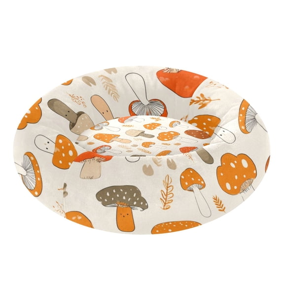 Pet Bed Pet Mat Cozy Removable & Washable Comfort For Cats And Dogs Cartoon Mushrooms