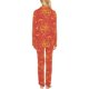thumbnail image 2 of Conjunto de pijama largo para mujer con estampado Flame Fire, 2 of 4