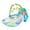 H, variant on Summercome Baby Play Gym Mat, Sensory Crawling Musicial Educatiional Playmate, Soft Breathable Tummy Time Mat with Arch Kick, Colorful Detachable Learning Battery Operated Parent-child Activity Mat, H