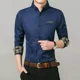 thumbnail image 5 of Camisa De Manga Larga Estampada Con Puños Para Hombre, 5 of 8