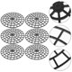 thumbnail image 4 of 6Pcs Flowerpot Bottom Mat Plastic Reusable Riser for Pots Outdoor Plant Elevator for Pots, 4 of 4