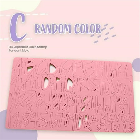 

Tiitstoy Diy Alphabet Number Cake Stamp Unique Fondant Shape Cake Fondant Mold