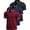 8878# Black+Navy Blue+Red, variant on Cadmus 3 Pack Men's Quick Dry Golf Polo Shirts Lightweight Breathable Collared Casual Shirts,8878,Black Grey Navy Blue,L