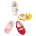 thumbnail image 5 of xiaxaixu Baby Shoes Cute Solid Color Flowers Shape Soft Cotton Non-Slip Shoes, 5 of 5