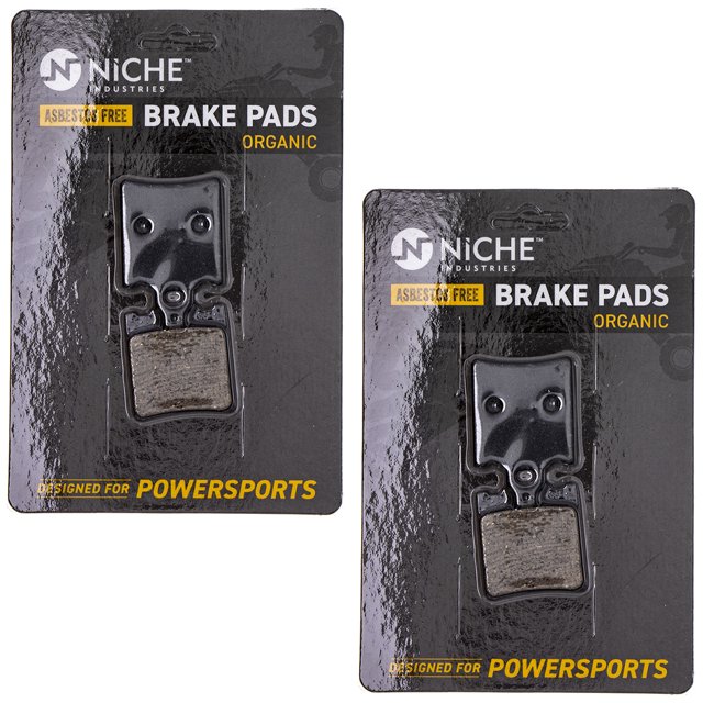Niche Rear Brake Pad Set for KTM 65 60 SX Organic Motorcycle 2 Pack 519-KPA2584D