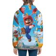 thumbnail image 4 of Lsque Mario Patten Youth Hoodie Sweatshirt Pullover with Kangaroo Pocket Boys and Girls Hoodie Warm Hoodie for Kids, 4 of 8