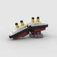 thumbnail image 5 of Mini RMS Titanic Sank Ship Model Break in Half MOC Building Blocks Bricks Boat Kit Construcrion Sets Gift Adult Children, 5 of 7