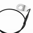 thumbnail image 2 of Stainless Steel Quick Release Pin 8mm Diameter Ball Locking Pin with Push Button Lanyard Cable Usable Length 50mm,1 x Ball Lock Pins,Black&Silver, 2 of 6