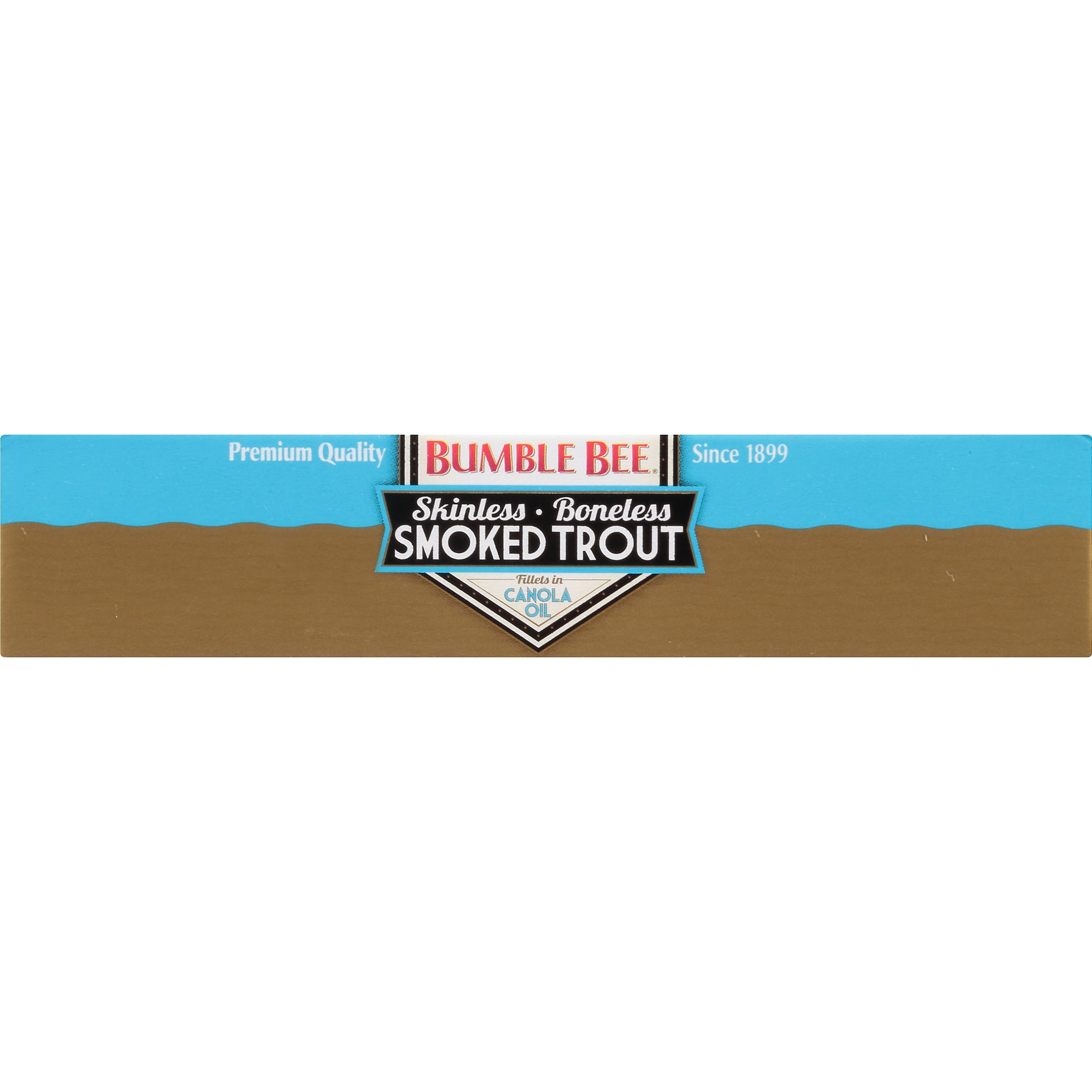 Bumble Bee Skinless & Boneless Smoked Trout Fillets, Gluten Free, 17g Protein per Serving, Ready to Eat, Shelf Stable Tin Can, 3.8 oz
