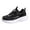 Black, variant on Krdevn Breathable Mesh Girls Sneakers Lightweight Casual Running Shoes for Kids Comfortable Footwear Non Flexible Sole,Toddler Girl Shoes,Boys Shoes,Size:9-10 Years