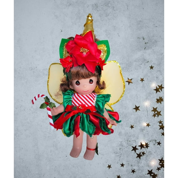 Precious Moments 9” Wishing you a Magical Christmas - Brunette