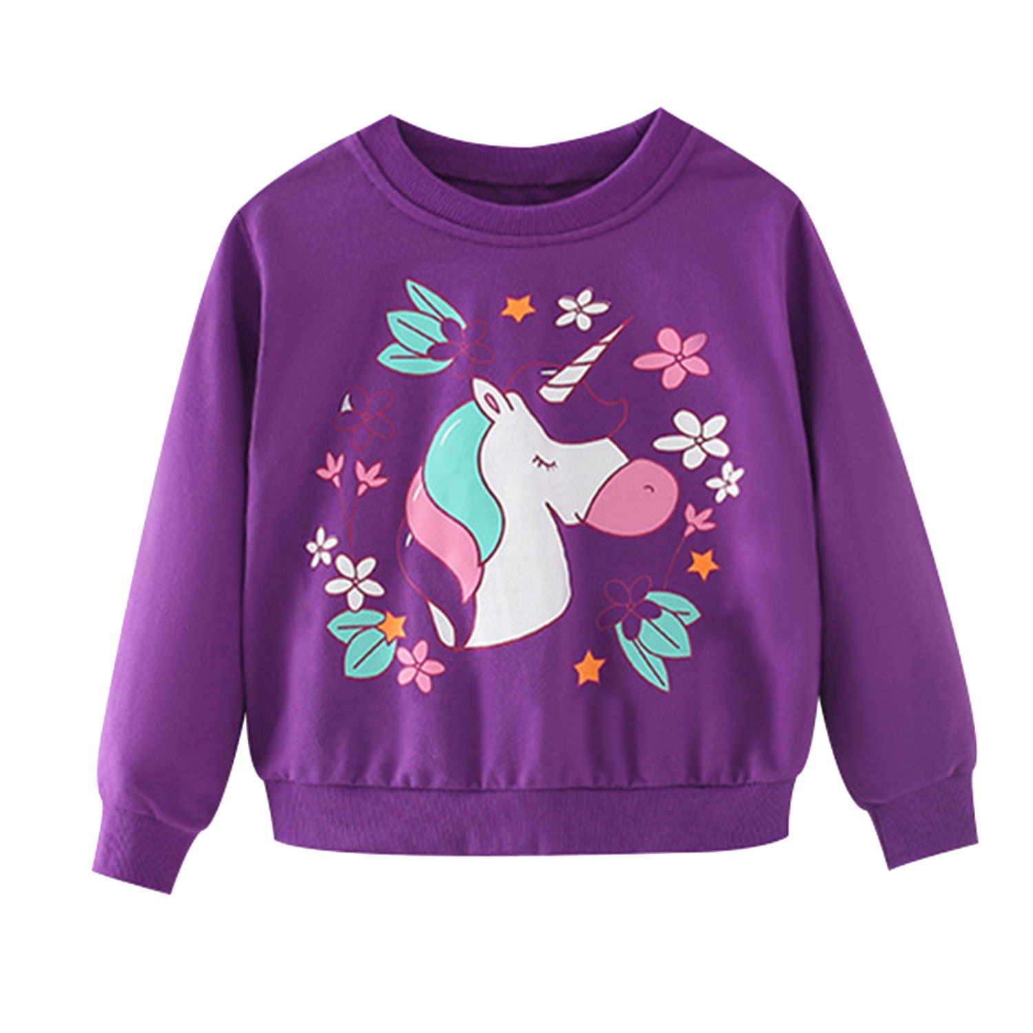 Carters Girls 12M-8 Unicorn Sweatshirt Carters Girls 12M-8 Unicorn Sweatshirt