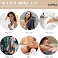 thumbnail image 5 of HWZWT Serviette de Bain en Microfibre Grise Sans Odeur Spa, 5 of 5