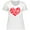 AA-White, variant on Inktastic All You Need is Love Red Heart Shape Women's Plus Size T-Shirt
