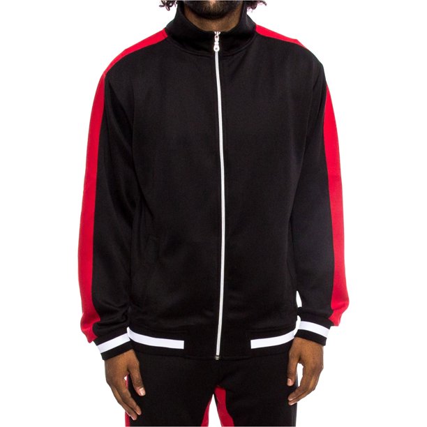 Chaqueta deportiva Hudson Colorblocked para hombre, negro, XXX-Large