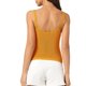 thumbnail image 3 of INSPIRAR CHIC Top sin mangas de punto de tirantes espagueti para mujer, color amarillo, talla M, 3 of 4