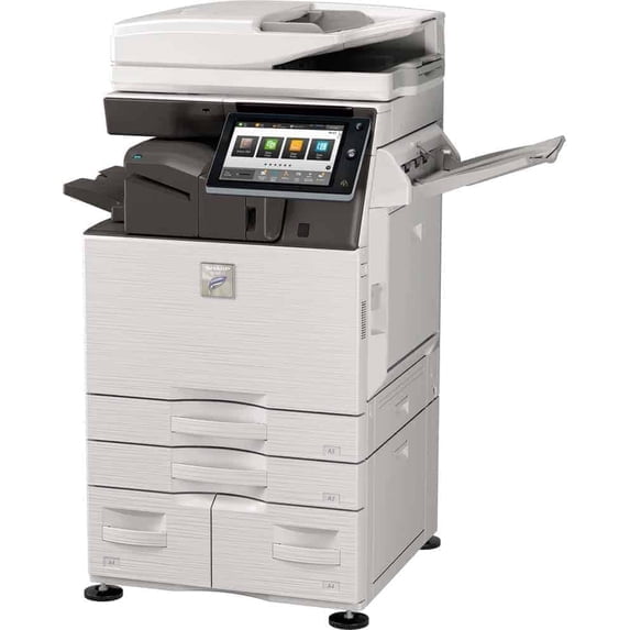 Restored Sharp MX-5071 Color Laser Multifunction Printer Copier Scanner, 50 PPM