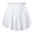 White, variant on Girls Athletic Skort High Waist Tennis Skirts with Shorts White School Skirts 5-6 Years