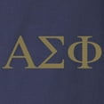 thumbnail image 3 of CafePress - Alpha Sigma Phi Greek Letters Gold Long Sleeve T Shirt - Long Sleeve Dark T-Shirt, 3 of 4