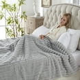 thumbnail image 4 of Westinghouse 50x60" Electric Throw Heated Blanket, Soft Flannel Electric Blanket, 6 Heating Levels& 2-10 Hours Time Setting, Machine Washable, Charcoal 50x60, 4 of 7