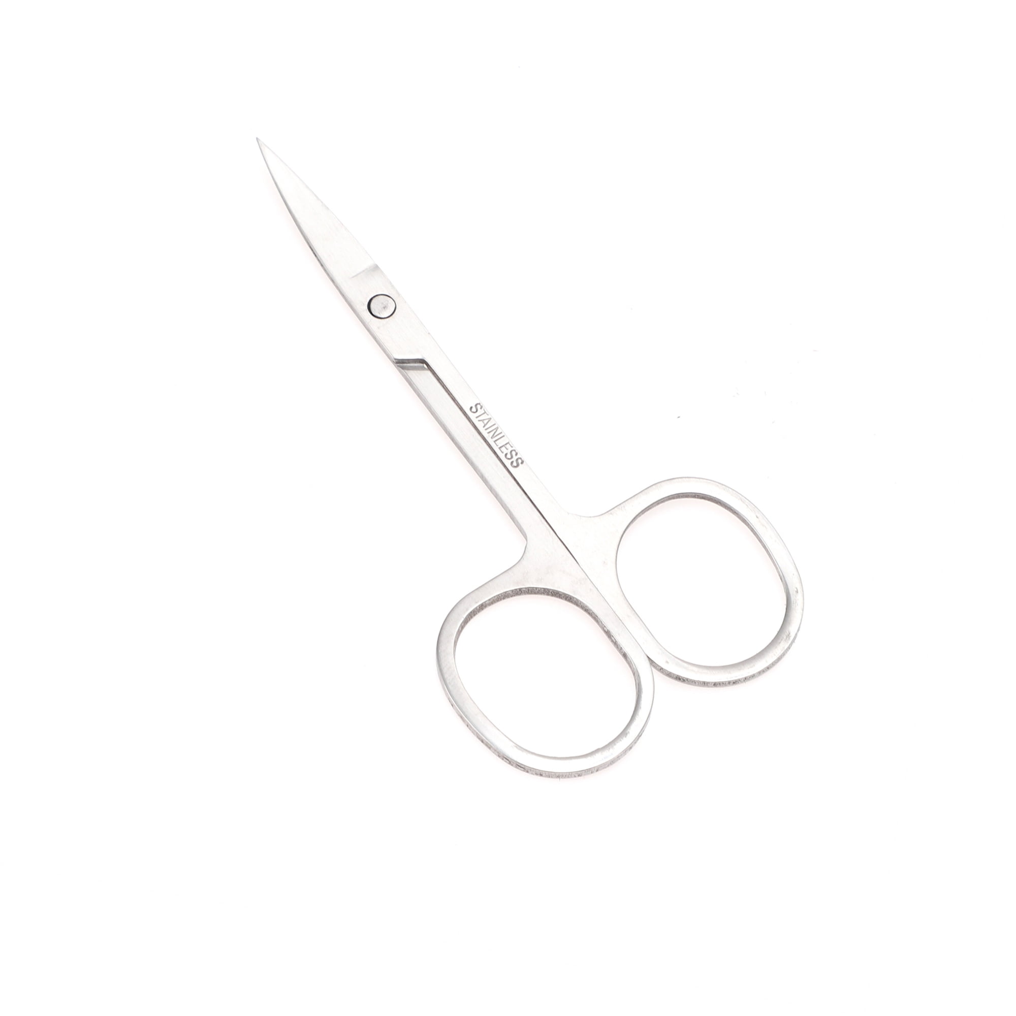 Unique Bargains 1 Pc 2.0A Scissors Eyebrow Trimmer Parlor Silver Tone