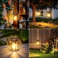 thumbnail image 6 of Solar Lanterns Outdoor Waterproof, 4 Pack Upgraded Bronze Metal Hanging Solar Lights Outdoor Lanterns, Brighter Auto On/Off Outdoor Hanging Lantern for Yard Patio Pathway Porch Garden Decor, 6 of 15