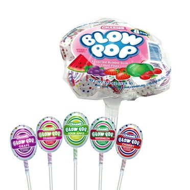 Blow Pops Bunch Pops 8 count. Peanut Free, Gluten Free. Milk and Soy may be present.