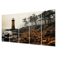 thumbnail image 2 of Designart "Misty Horizon Coastal Sky painting II" Nautical & Beach Art Living Room Set, 2 of 5