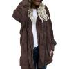 thumbnail image 5 of FNFYFH Long Hooded Cardigan Sweaters for Women Soft Open Front Sherpa Sweater Coat with Hood Long Sleeve Warm Casual Jackets with pockets, 5 of 6