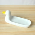 thumbnail image 2 of 6-Piece Cute Ducks Ceramic Chopstick Rests, Spoon Fork Knife Holder Stand Festive Dinner Table Ornament (Set), 2 of 5