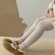 thumbnail image 3 of Odeerbi 3-8 Años Niñas Mallas de Punto de Canalé Pantalones Elásticos de Invierno Pantys Cálidos Pantalones Calcetines, 3 of 7