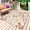 Charcoal orange, linen, variant on Orange Grey Botanical Outdoor Rug 6x9 Ft - Reversible Patio Rug Outdoor Camping Rugs, Rustic Country Spring Floral Summer Leaf Indoor Outdoor Area Rugs, Non-Slip Outdoor Carpet Runner for Deck/Porch