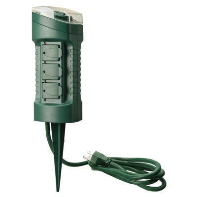 

Woods 6-Outlet Outdoor Power Stake Timer 1 Pack