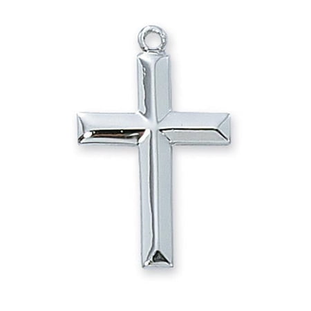 0.92 x .57 x 0.6 in. Sterling Silver Cross Pendant