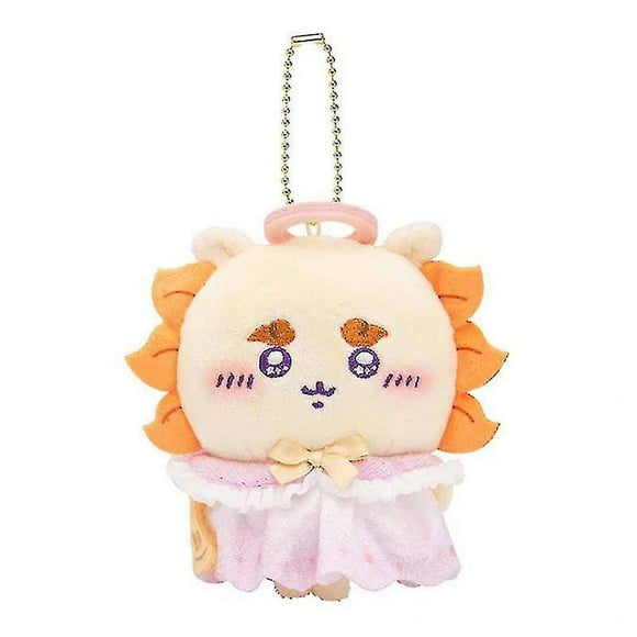 Chiikawa Cute Plush Angel Doll Keychain Pendant Fluffy Soft Stuffed Devil Toy