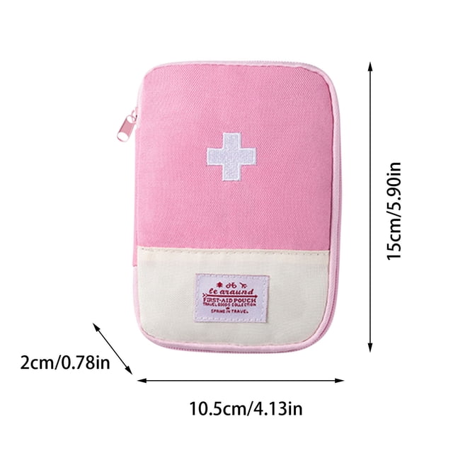 Ohufall Large Capacity Emergency Medical Bag Portable First Aid Storage Bag For Home Business Trips