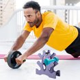 thumbnail image 5 of KAKOWELY dumbbell shelf rack 2Pcs Multi-layer Dumbbell Stand Plastic Weight Rack Standing Type Dumbbell Holder Convenient Dumbbell Rack9.06"X8.66"X1.18", 5 of 5