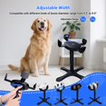 thumbnail image 4 of Cuencos Para Perros Soporte Elevado Ajustable Para Cuenco Para Perros Con 3 Alturas Y Diseño De Alimentación Inclinado Soporte Elevado Compatible Con Razas Medianas Y Grandes (Con Cuenco), 4 of 5